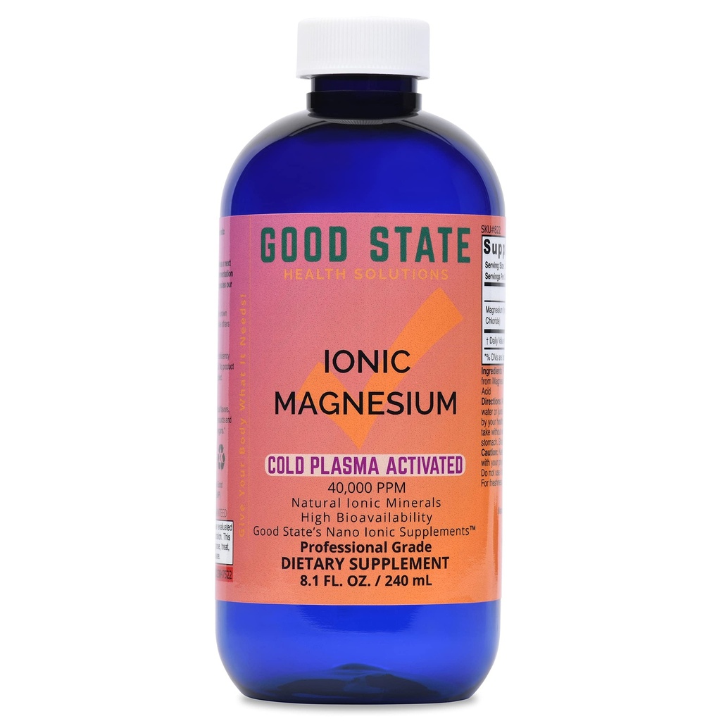 Cold Plasma-Activated נוזל Ionic Magnesium | 100 מ"ג לכל משרת