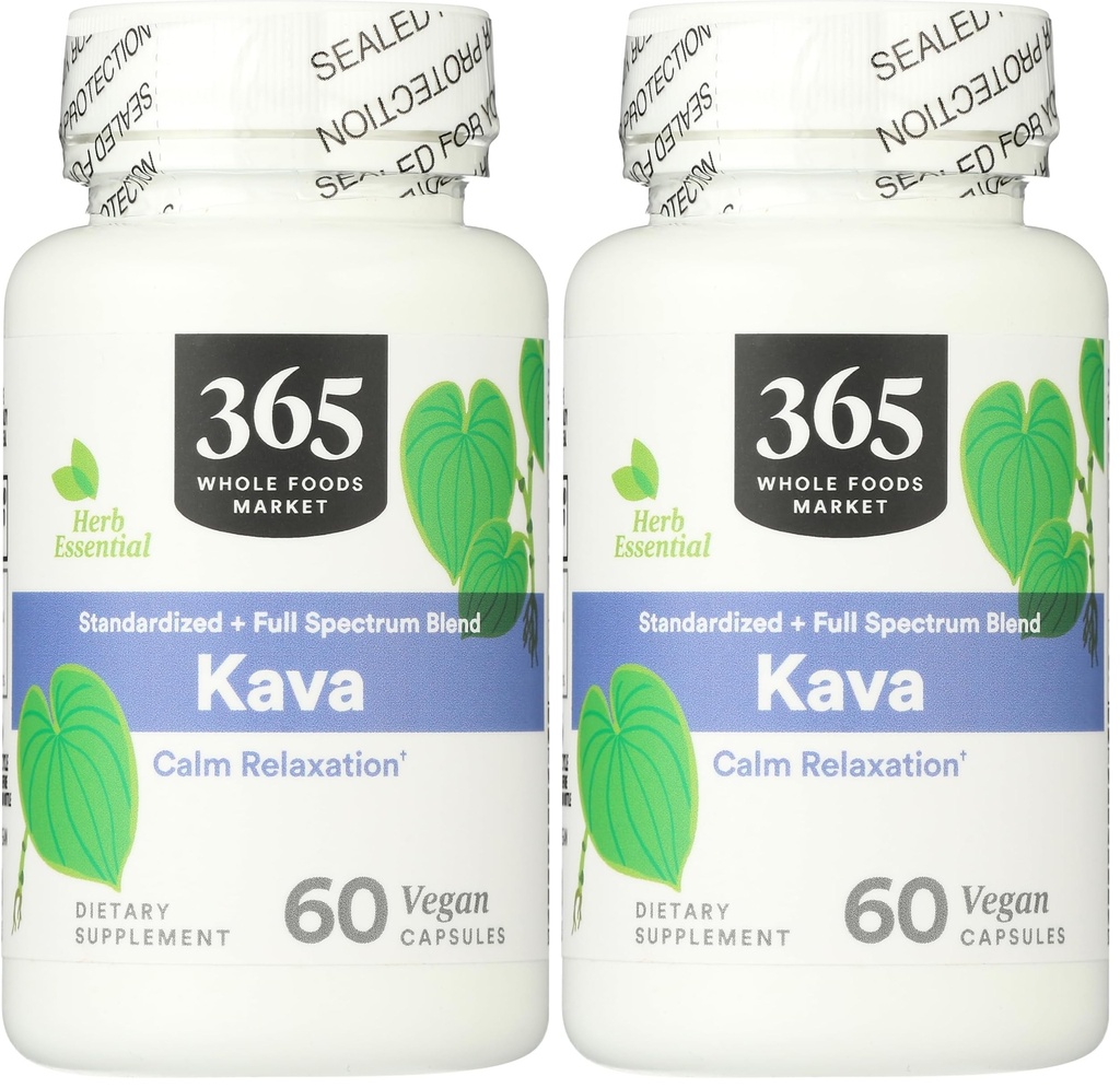 365 על ידי Whole Foods Market, Kava, 60 Count (Pack of 2)