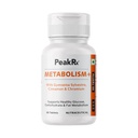 Peak Rx Metabolism Plus 60 Tablets | Gymnema Sylvestre, Cinnamon, Chromium, Biotin, Magnesium & Zinc | Metabolism & Energy Support | Supports Normal Glucose Metabolism | Nutritional Supplement