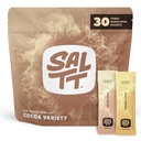 SALTT Electrolytes אבקת Packets, Cocoa Variety Pack (30 Packets) - Magnesium, Potassium, Sodium, Trace מינרלים - טבעוני, סוכר חינם, Gluten Free - Travel Essentials - Made in USA