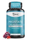 טהור על ידי הטבע Prostate תוסף עבור גברים, Beta Sitosterol Prostate בריאות תוספת עם Zinc עבור תמיכה Urinary Tract תמיכה, Ease Frequent Urination & שיפור שינה, Gluten-Free, non-GMO 90 קפסולות