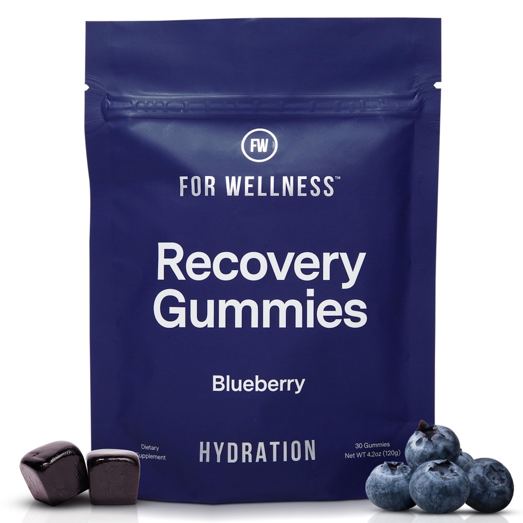 עבור בריאות חניכיים Recoveryhydrte | Blueberry Electrolyte & Antioxidant תוספי עבור הידרציה, אנרגיה & פוסט-Workout Performance