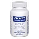 Pure Encapsulations Selenium - 200 mcg - עבור פונקציונליות תאית בריאה, מערכת החיסון והגנה מפני חמצון - מינרלים תוספת - טבעוני וגלוטן חינם - 180 קפסולות