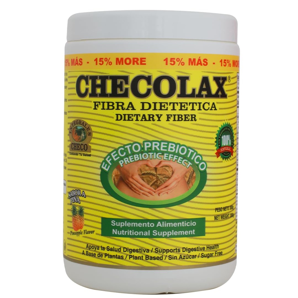 דיאטת הסיבים התזונתיים שלנו כוללת את Constipation באופן טבעי, תמיכה סדירות, Bloating Relief & Gut Health, Sugar Free, non-GMO, Plant- Based - Essential סיבים Boost, Pineapple (10.5 oz)