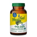 Mega Food One Daily Mens Multivitamins - Multivitamin for Men - ויטמין C, ויטמין D3 & ויטמין B12 - שריר, אנרגיה metabolism & Immune Support - Vegetarian, Gluten Free - 60 טבליות, 60 משרתים