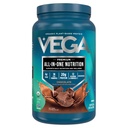 Vega Organic All-in-One Vegan Protein Powder, Chocolate - Superfood Ingredients, Vitamins for Immunity Support, Keto Friendly, Pea Protein for Women & Men, 1.6 lbs (Pack of 1)