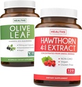 Bundle of Olive Leaf Extract Extract &horn Berry Extarct - הרבס בריא בונדלה - תמצית אוליבעין עם 20% Ol Europein & Holhorn Berry 4:1 Extract - עלייה מ-2660 מ"ג ברדסים טריים (120 Caps)