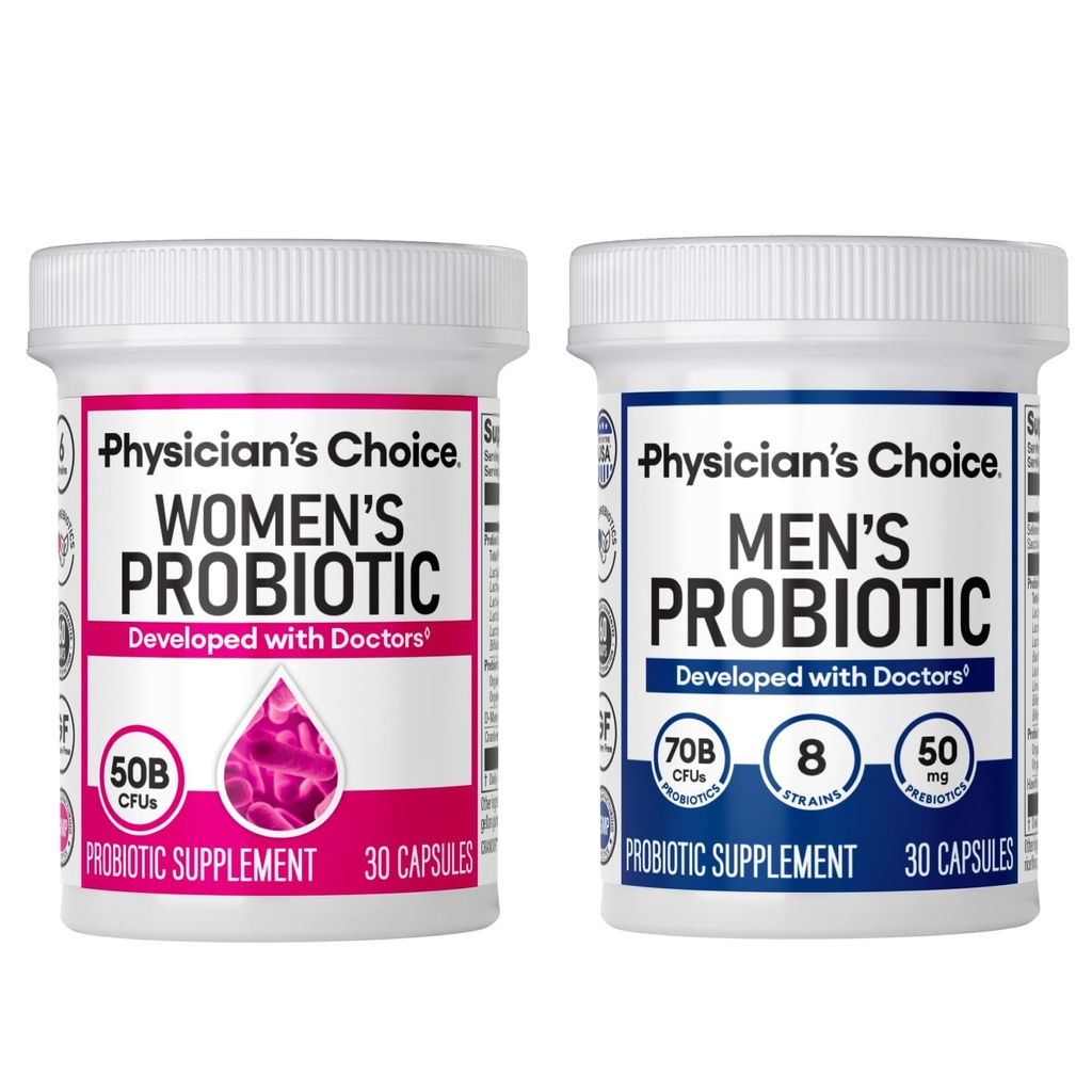 His & Hers Probiotic Bundle - Mens Probiotic(30ct) + Womens Probiotic (30ct)