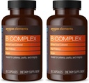 יסודות B Complex, High Potency, 83% Whole Food Cultured, תומכים Immune ונורמלי אנרגיה מטבוליזם, טבעוני, 65 קפסולות, 2 חודשים אספקה (Packing May Vary) (Pack of 2)