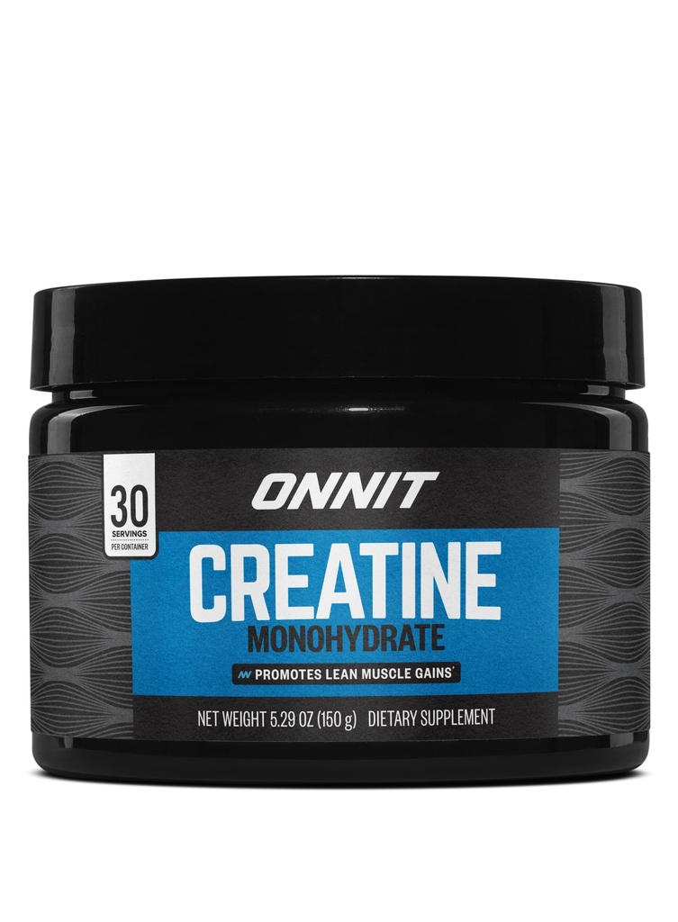 OnNIT Creatine Monohydrate אבקה, IG(TM) Non-GMO נבדק 5g Premium Creatine עבור כוח שרירים, כוח Lean Mass, תומך בבריאות המוח, אנרגיית המוח, Unflavored, 30 משרתים, 5.29 oz oz oz oz oz oz oz oz , תמיכה בריאות המוח, אנרגיה סלולרית, Unflavored, 30 משרתים, 5.