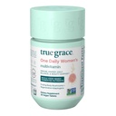 True Grace One Daily Women's Multivitamin Fermented מינרלים, אביזרים אורגניים ו Mushrooms Whole Body Balance, Immune, Energy, Beauty Support - Non-GMO, Gluten Free, Soy Free - 30 טבליות טבעוניות