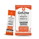 GoLive Prebiotic and Probiotic for Women, Men, Kids. Tangerine Turmeric Synbiotic Powder w/ L-Glutamine, Vitamin D3, Electrolytes. For Gut Health, Digestion, Metabolism, Immunity 15-50B CFUs.