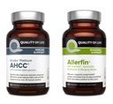 Quality of Life Immune Health Bundle - Featuring Kinoko Platinum AHCC 750mg and Allerfin