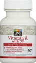 365 על ידי Whole Foods Market, ויטמין A עם D3, 100 ct