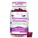 Glucosamine Chondroitin Gummies - Glucosamine חניכיים עם MSM, Turmeric & Boswellia, תמיכה Cartilage, מבנה משותף & Tissue, תמיכה משותפת תוספת לגברים ונשים - 60 Ctss