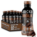 Jocko Mölk 30g Grass פד חלבונים שקים - לא הוסיפו משקאות חלבון סוכר ידידותי KETO - מוכן לשתות 12 FL Oz (Pack של 12) שוקולד