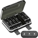 מארגנת גלולת גלולות שבועית 3 פעמים ביום, 7 Day Portable Pill Box for Pills, ויטמינים, שמן דגים, תרופות, תוספים (3x7 שחור)