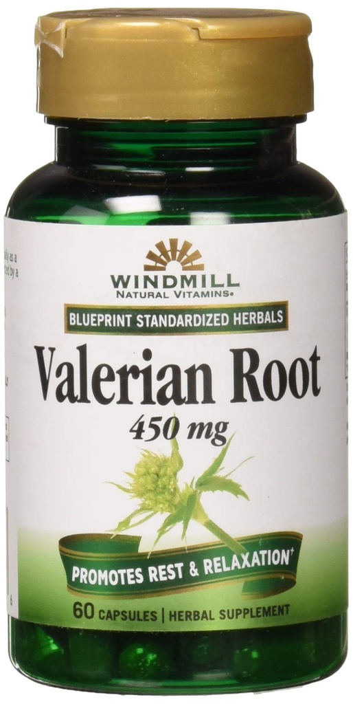 Valan Root 450 מ"ג לחלץ 60 Caps על ידי Windmill
