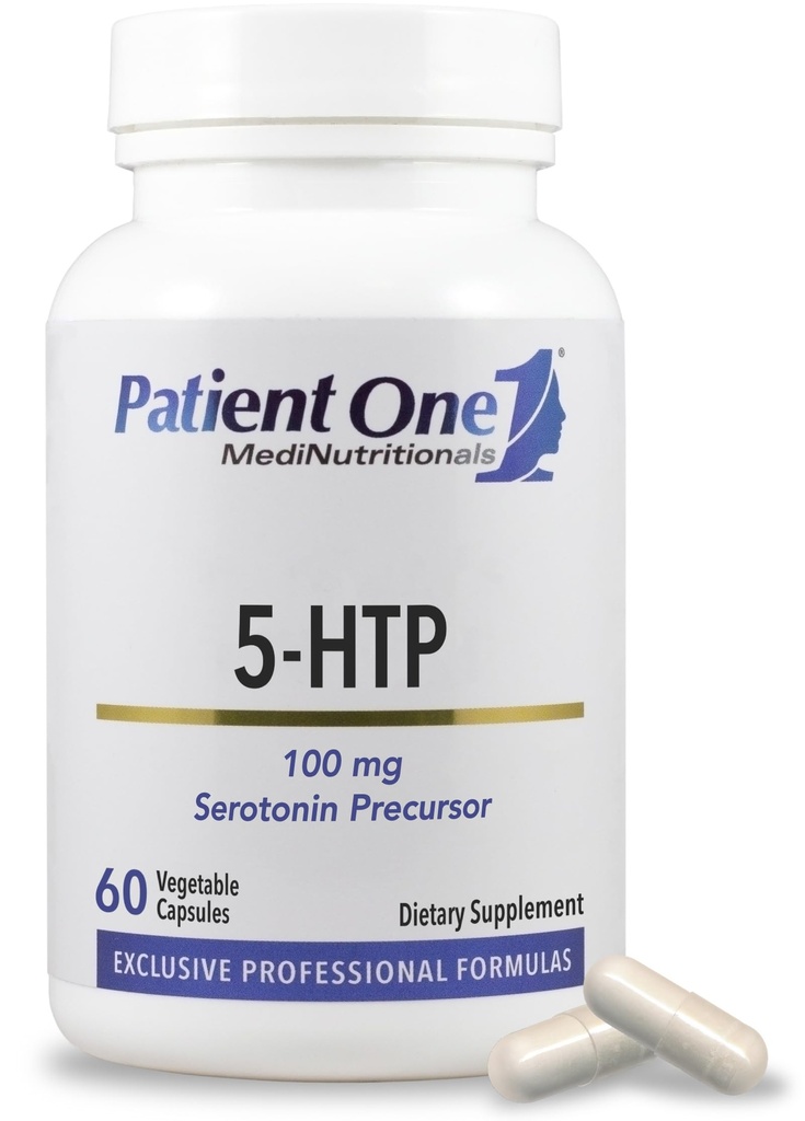 מטופל אחד 5HTP 100 מ"ג | תוספת לתמיכה בניהול מתח, Mood ושינה | 60 קפסולות