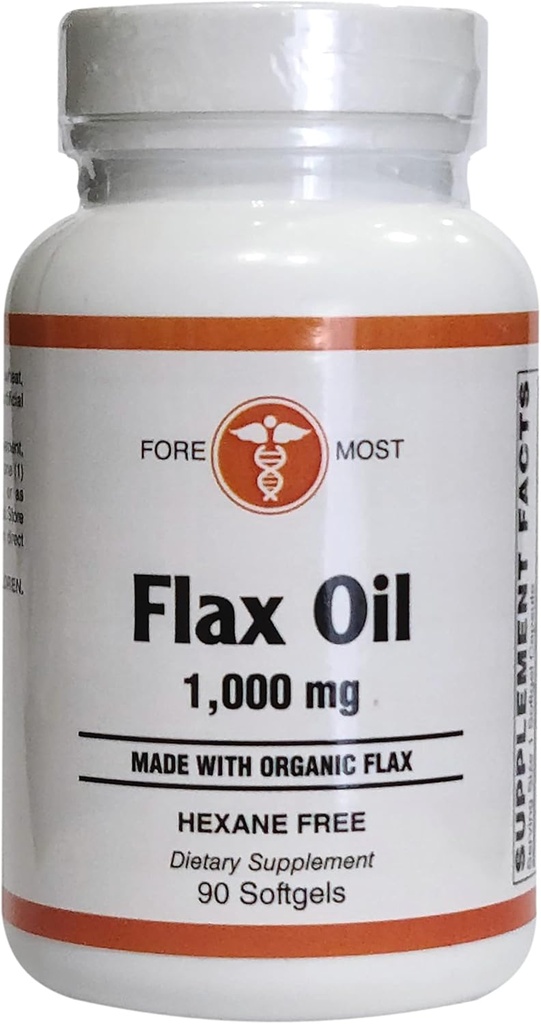 שמן פלאקס, 1000 מ"ג, 90 Softgels