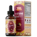 L-Lysine תוספת נוזל טיפות | L-Lysine 1000 מ"ג Tincture עם ויטמין A, C, ו B12 למבוגרים & ילדים | תמיכה כספית, Skin & Lips Health, Collagen Synthesis | Non-GMO, 2 Fl Oz (60 ML)