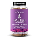 תוספת Nourish Lactation - תמיכה פוסט-פרטום עבור זרימת חלב בריאה והפקה - טבליות Panugreek עבור נשים עם שביל חלב, Fennel Seed & אורגני Moringa, 60 קפסולות טבעוניות רך Soft קפסולות