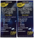 קירקלנד חותמת Fast Acting Lactase, (2 Pack), 360 Ct Caplets