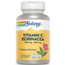 SOLAרי ויטמין C & Echinacea שורש | תמיכה במערכת החיסון בריאה W / 500 מ"ג VIT C & 300 מ"ג Echinacea Per קפסולה | Non-GMO & טבעוני | 120 VegCaps