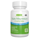 Igennus Superior Triple Magnesium Complex, Fully Reacted & Chelated Glycinate, Turate & Citrate, תווית נקייה, זמינות ביולוגית גבוהה ו Absorption, 60 טבליות, טבעוני, לא Buffereded