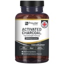קפסולות Charcoal מופעלות - 200 קפסולות טבעוניות בעוצמה גבוהה - 2000 מ"ג לכל משרת שעשיתי בבריטניה על ידי Prowise Healthcare