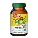 Mega Food Kids One Daily Multivitamin - Convenient Mini Multivitamin לילדים - עם Zinc, ויטמינים C, B & D - Vegetarian, Gluten Free, non GMO - 30 טבליות, 30 משרתות