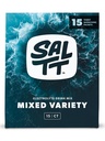 SALTT Electrolytes אבקת Packets, כל הדברים המעורבים Variety Pack (15 Packets) - Magnesium, Potassium, Sodium, Trace מינרלים - טבעוני &ten חינם - Travel Essentials - Made in USA