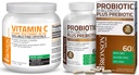 Bronson Probiotic 50 מיליארד CFU + Prebiotic עם Apple Polyphenols & Pineapple פירות לחלץ ויטמין C אבקת Pure Ascorbic Acid Soluble Fine Non GMO Crystals