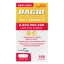 Bacid Daily Probiotic עם Bacillus Coagulans, תוספת תזונתית לבריאות העיכול, 100 קפסולות