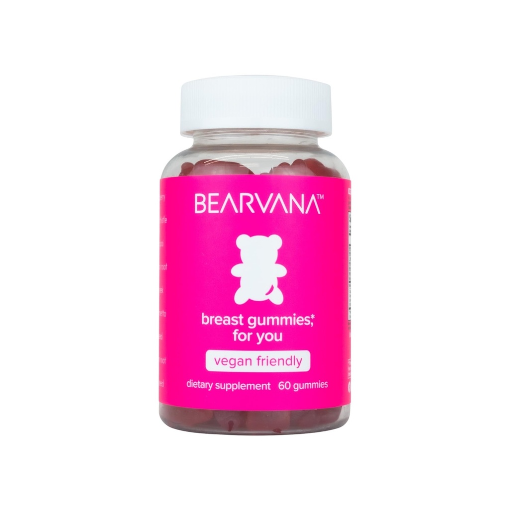 BEARVANA Top תומך חניכיים עבור נשים | תמיכה במאזן טבעי ואמון | תוספי מזון | ויטמינים חיוניים | 9 Herbs כולל Fenugreek, Flaxseed, Dong Quai