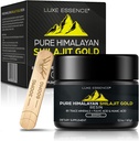Pure ההימלאיה האורגנית Shilajit Resin | 800mg Potency Gold Class | מקור טבעי של Fulvic Acid & Trace מינרלים