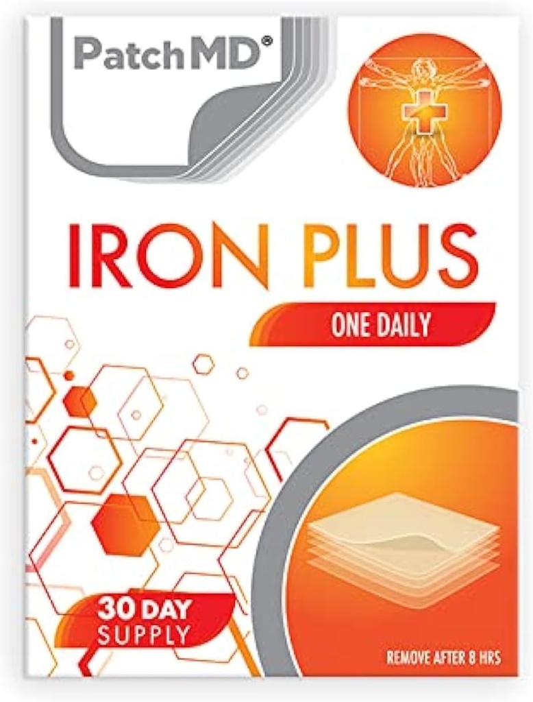 PatchMD - Iron Plus Topical Patches - 30 ימים אספקה