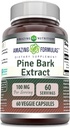 פורמולה מדהימה Pine Bark לחלץ 100 Mg | תוספי מזון צמחוניים | Non-GMO | Gluten-Free | Non-GMO