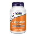 עכשיו תוספי מזון, L-Citrulline 750 מ"ג, תומך חלבונים metabolism *, Amino Acid, 90 ואג קפסולות