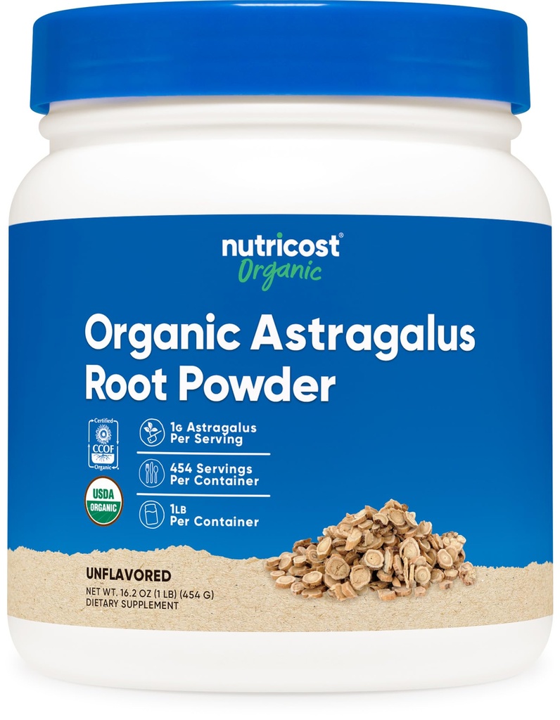 חומצה אורגנית Astragalus Root אבקת 1LB - Gluten Free, non-GMO, Vegetarian