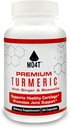 Premium Turmeric, Glucosamine, ג'ינג'ר, Chondroitin Sulfate, Boswellia Extract, MSM, Bioperine, Quercetin & L-Meth - 60 קפסולות
