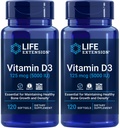 ויטמין D3 5000 IU, 120 Softgels (Pack of 2)