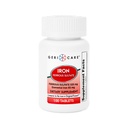 GeriCare Ferrous Sulfate Tablet 325 מ"ג, Elemental Iron 65 מ"ג תוספת ברזל עתיר שומן | תוספי תזונה 100 Count.