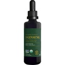 Global Healing Center - Geneseng - אורגני Raw Herbal Extract - נוזל Panax תוספת טיפות לקדם אנרגיה - קוריאני וסיביר ג'ינסנג תוספת, Maca, Ashwagandha - non-GMO - 2 Fl Oz Oz