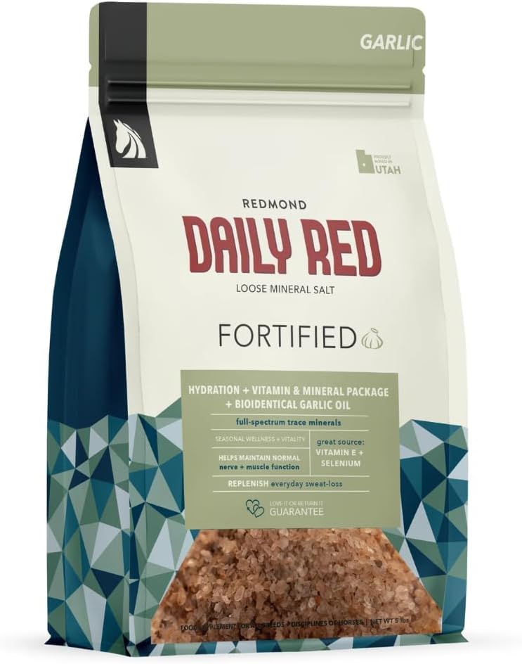 Daily Red Fortified w/Garlic - שמן סוס ומינרל תוספת 5 lb Pouch