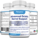 Advanced Sciatic Nerve Support Relief: Alpha Lipoic Acid ויטמין, Benfotiamine - 12 ב 1 תוסף Sciatica - 120 קפסולות- 30-60 אספקת המיוצר בארה"ב
