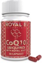 Ultra-Premium Co-Enzyme Q10 עם רויאל ג'לי, Ubiquinol CoQ10 קפסולות לבריאות הלב ו- Immune Defense, All-Natural CoQ10 המיוצר על ידי הדבורים, 3,000 מ"ג, 30 קפסולות Veggie