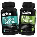 קולון ניקוי Detox & Intestinal תוסף - 15 יום קולון גלולות עם פרוביוטיקה, Wormwood, Black Walnut, Psyllium, Aloe Complex - תנועות Bowel עבור Stomach Bloating Gut תמיכה