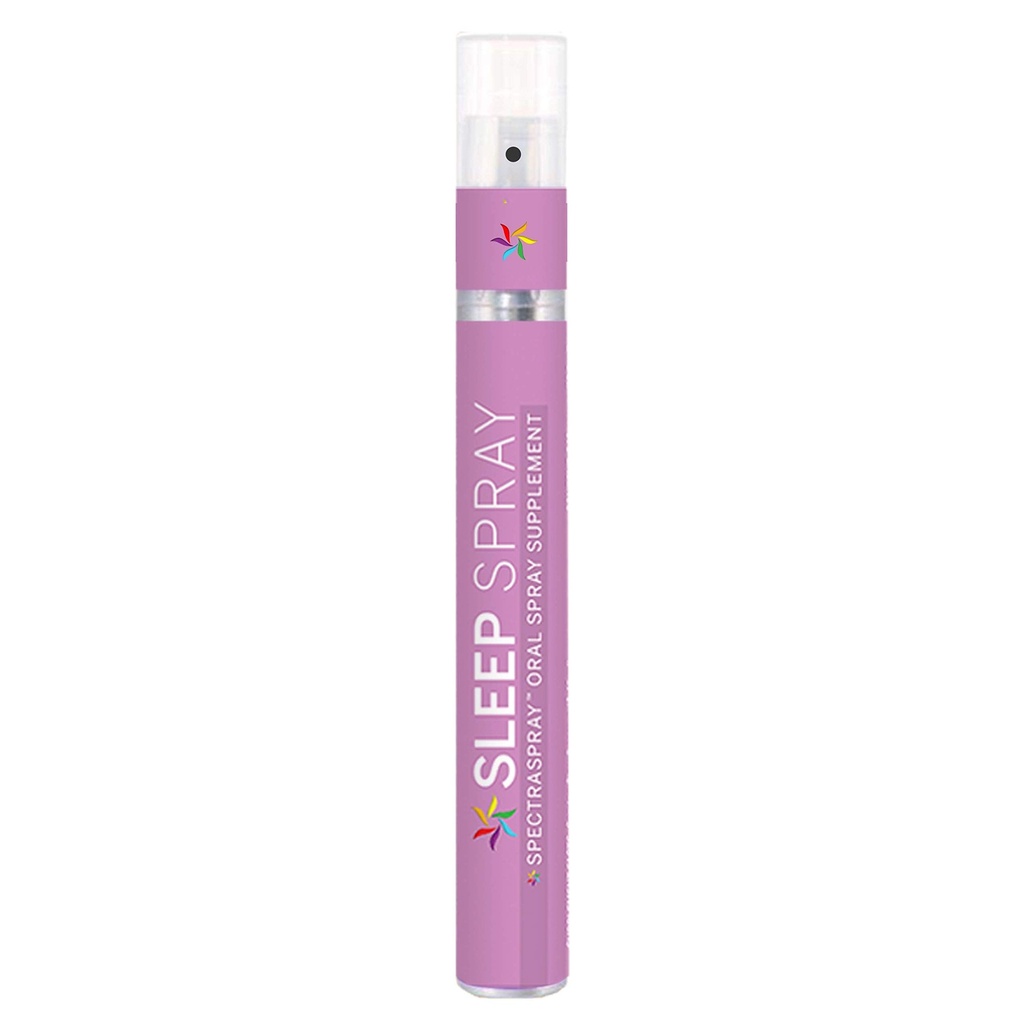 תמיכה בשינה Spray (30 יום אספקה) - מלטונין, 5-HTP, L-theanine, & Herbal Extractor, Spearmint Flavor, TSA Safe & Fast Absorbing על ידי SpectraSpray