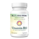 Dr. Clark ויטמין B12 תוסף, 1mg, 50 Gelatin קפסולות